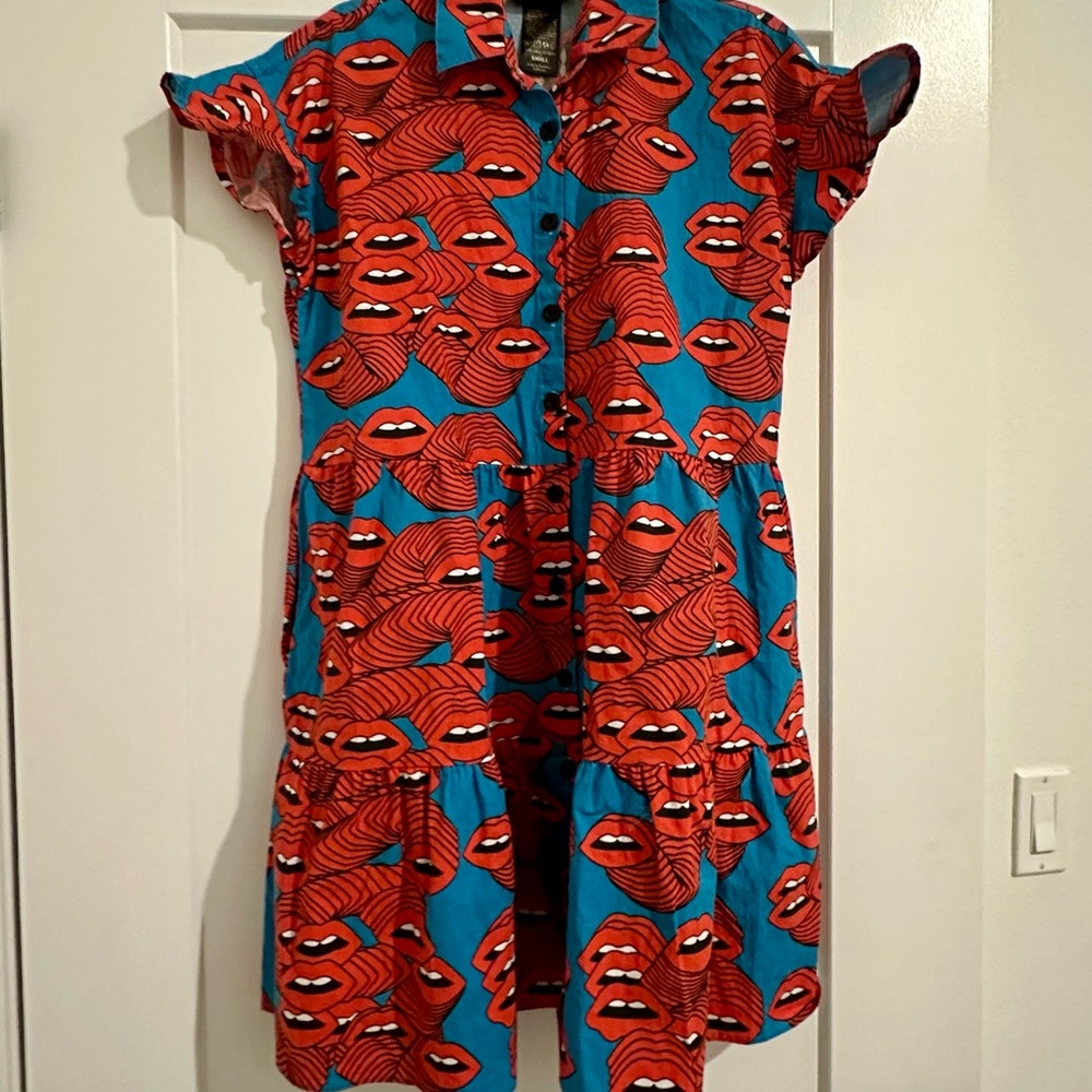 Nooworks - Mouths Print Eloise Dress